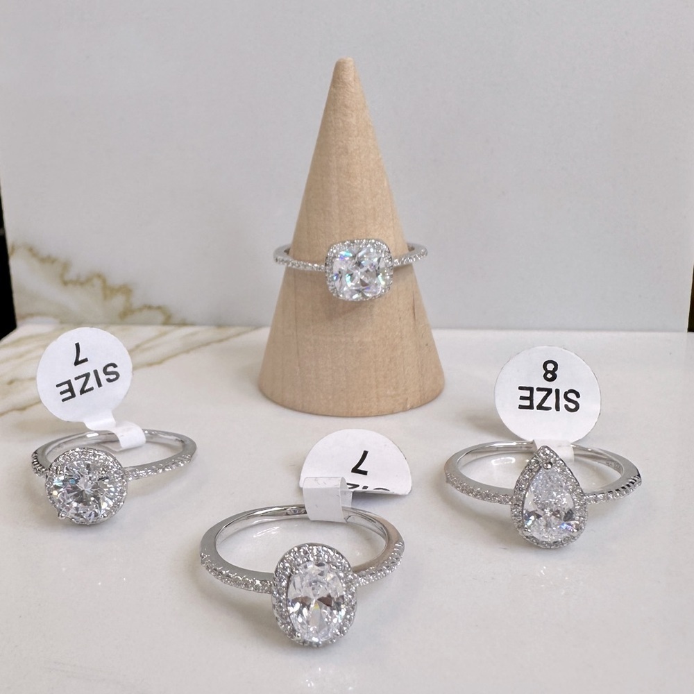 Various solitaire rings